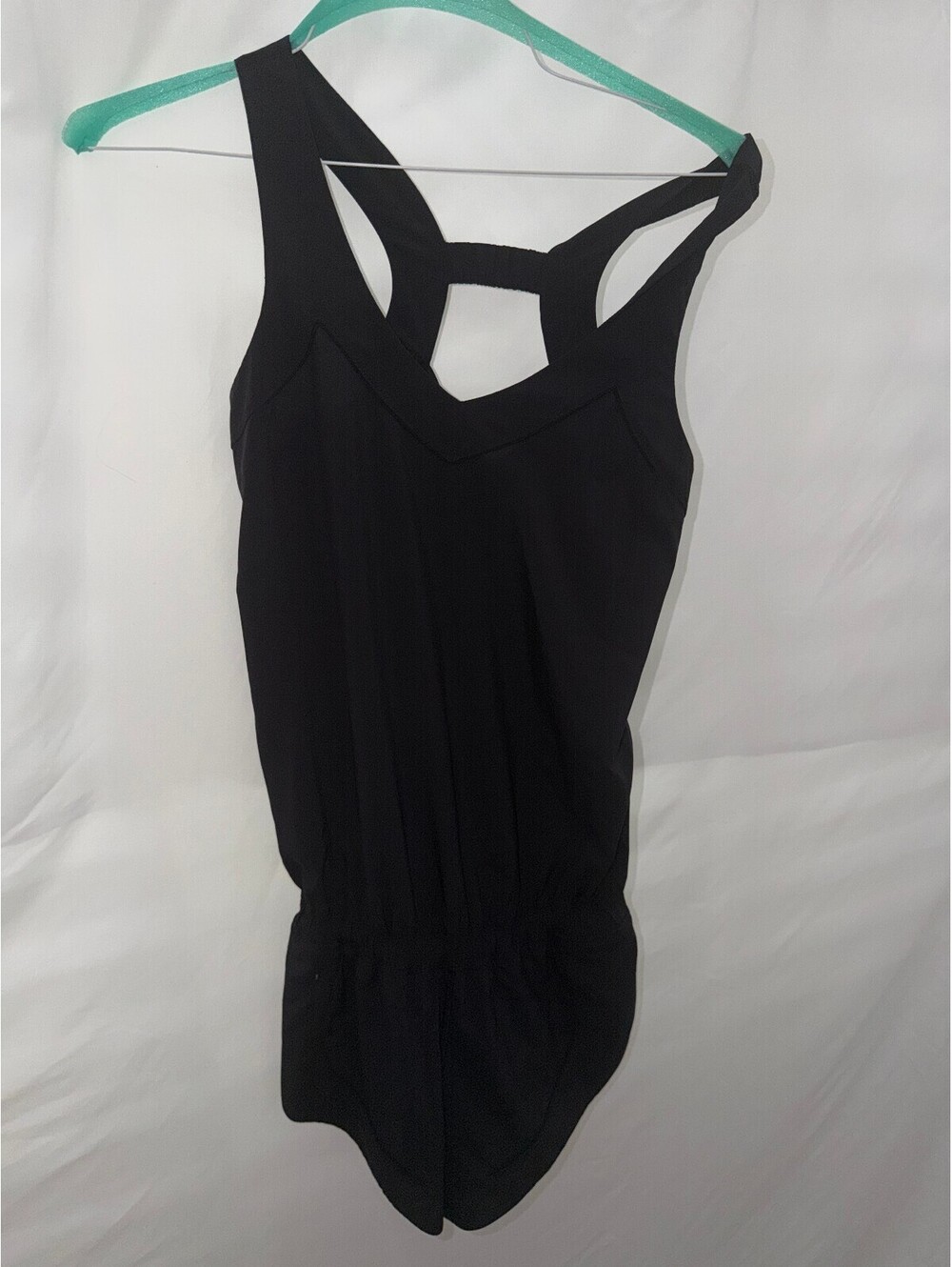 Lululemon Black Athletic One-Piece Romper Size 4